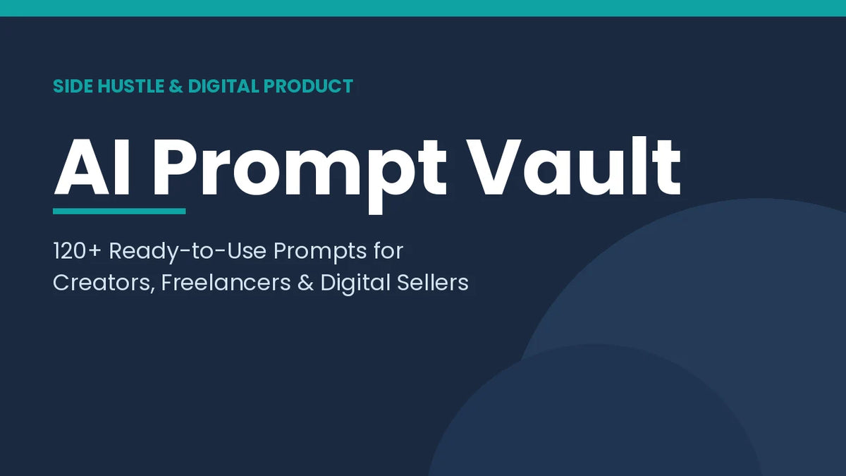 Digital Product AI Prompt Vault product cover